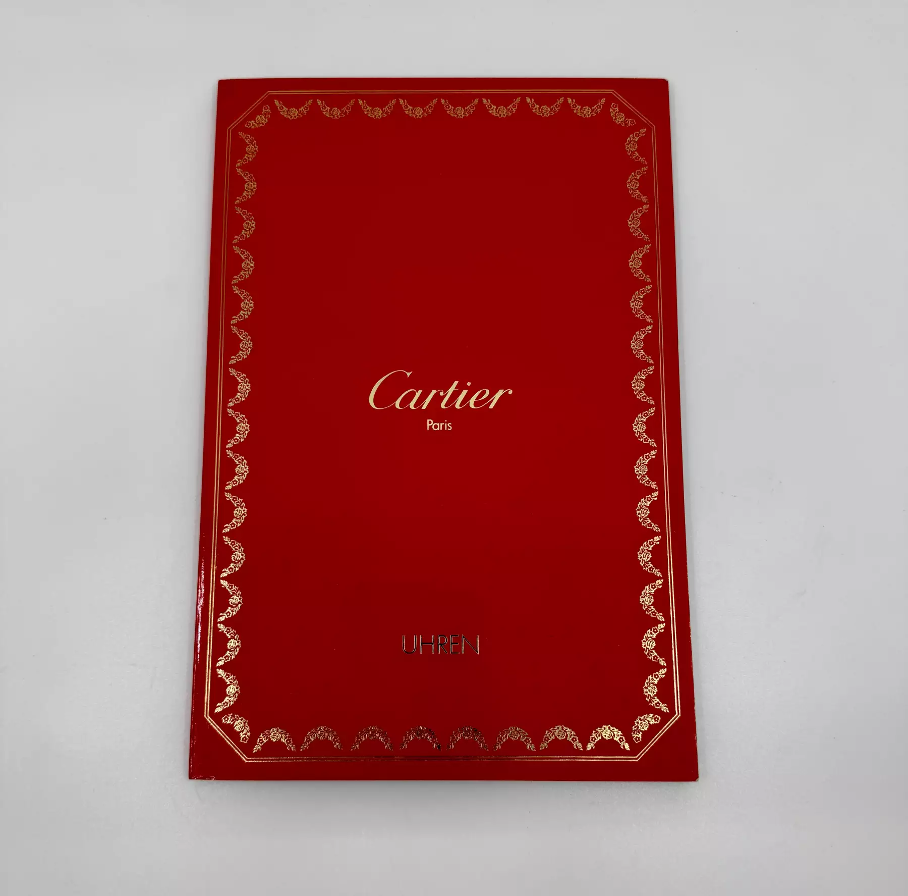 Cartier Watch catalogue in German a.o. Santos, Panthere and more with price list