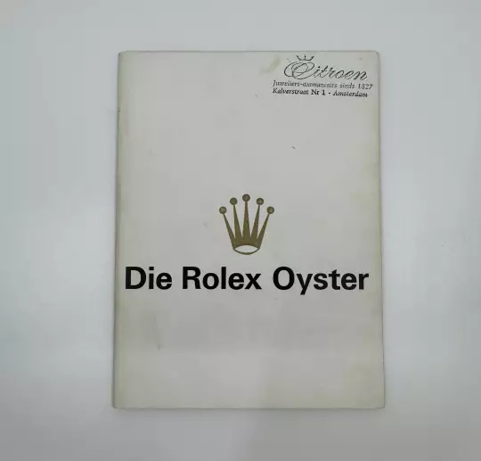 Rolex Oyster catalogue extremely rare in German with price list 1971 from 1971 photo 1