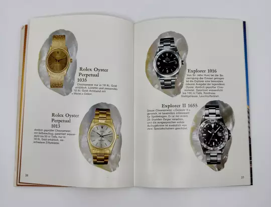 Rolex Oyster catalogue very rare in German with price list 1975 from 1975 photo 5