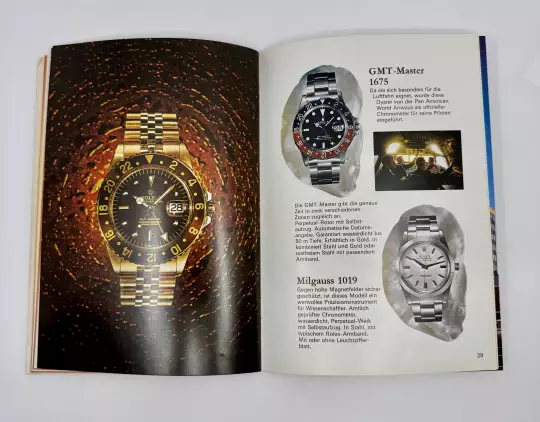 Rolex Oyster catalogue very rare in German with price list 1975 from 1975 photo 6