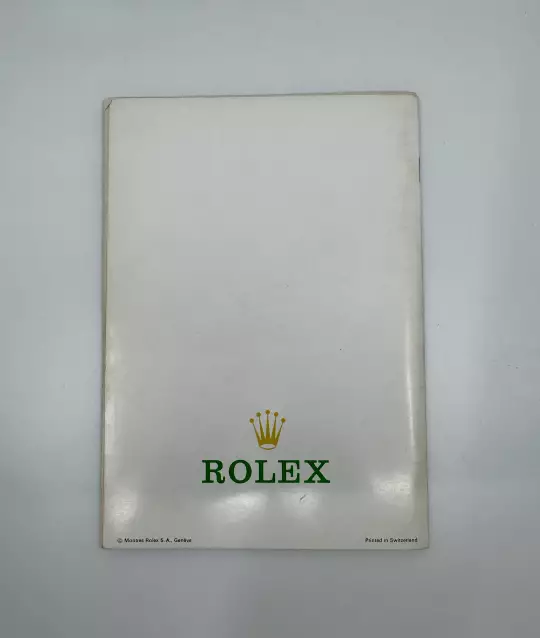 Rolex Oyster catalogue very rare in German with price list 1975 from 1975 photo 7
