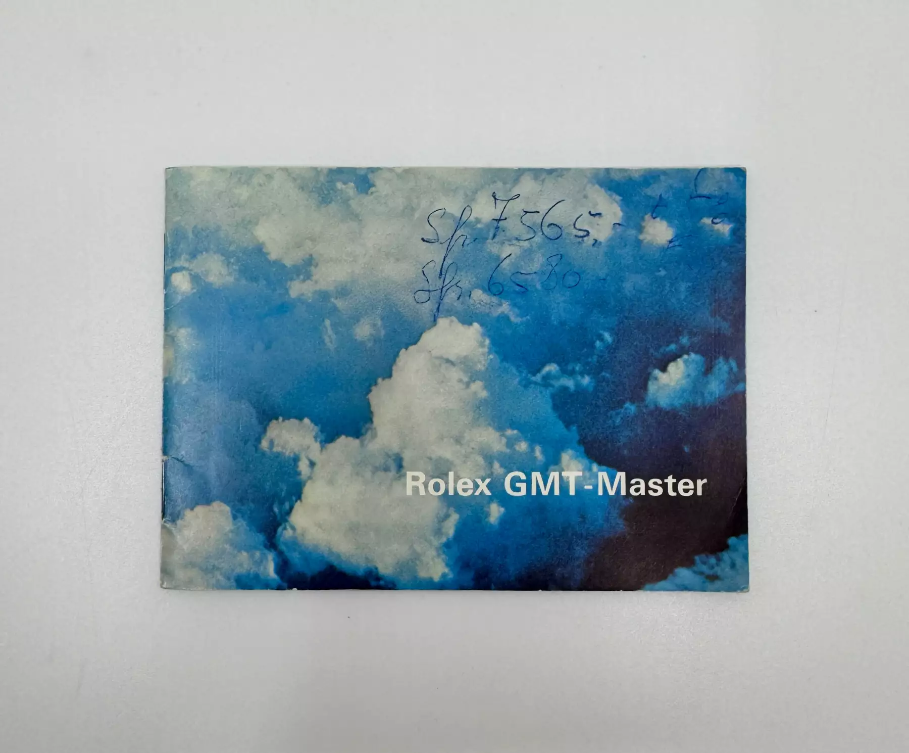Rolex GMT-Master Booklet very rare 1970s for the reference 1675