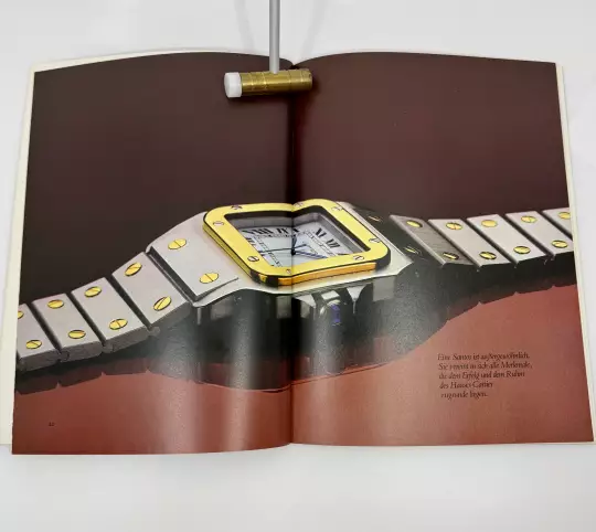 Cartier Watch catalogue & description extremely rare in German from 1982 photo 2