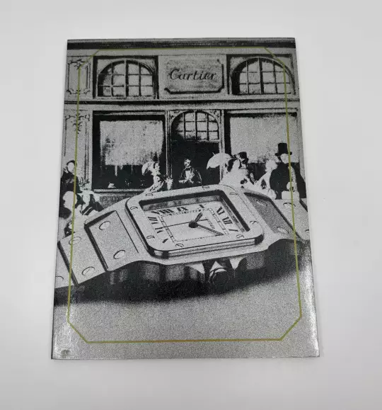 Cartier Watch catalogue & description extremely rare in German from 1982 photo 1
