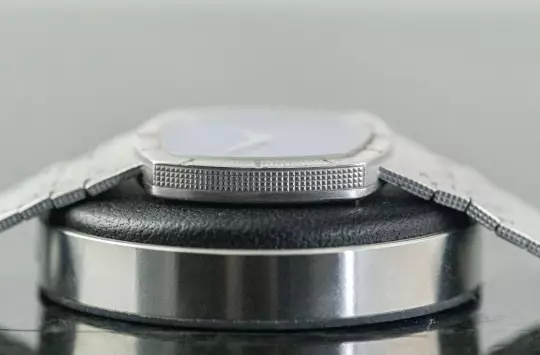 Piaget 12427 A 4 very rare TV Screen Clous De Paris white gold Lapis Lazuli dial photo 6