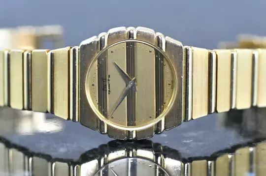 Piaget 761 C 701 very rare Vintage Polo Yellowgold Quartz photo 3