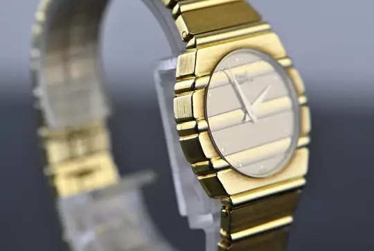 Piaget 761 C 701 very rare Vintage Polo Yellowgold Quartz photo 5