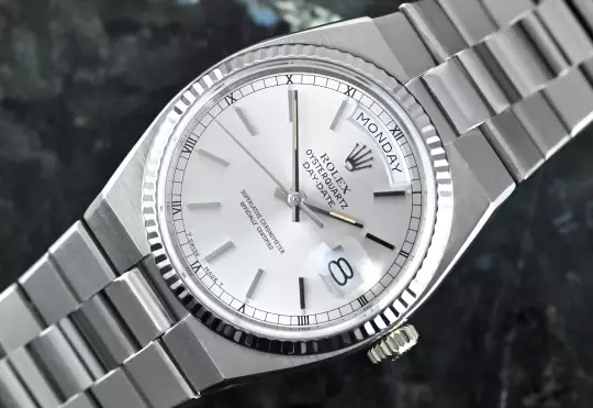 Rolex 19019 very rare Day-Date Oysterquartz Collectors Full Set white gold photo 1