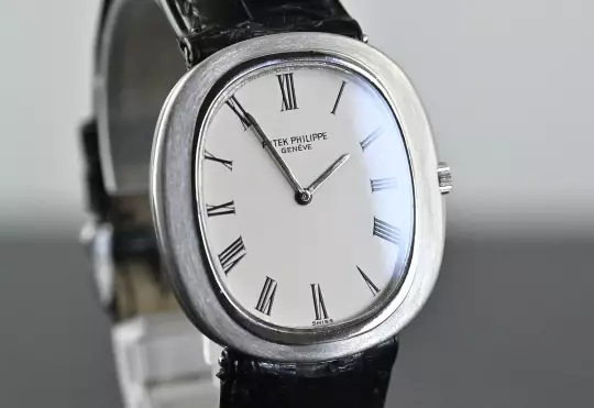 Patek Philippe 3589 Jumbo Ellipse D'Or Cal. 28-255 white gold photo 4