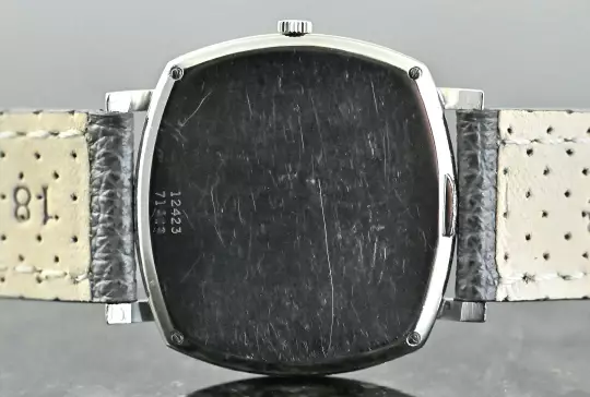 Piaget 12423 rare TV Screen Dress Watch white gold Automatic Cal. 12P photo 3