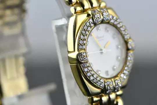 Chopard 5229 32/5120/11 Gstaad Diamond bezel orig. yellow gold bracelet  photo 8
