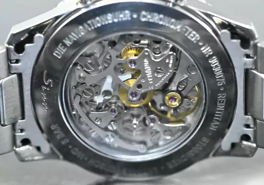 Sinn 903 very rare Vintage Navigation Chronograph Titanum blue & purple dial photo 4