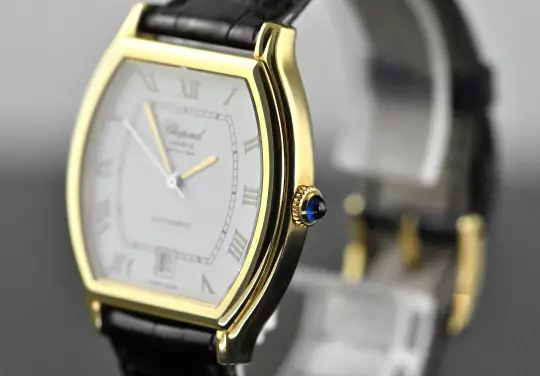 Chopard 2247 Tonneau Date yellow gold Automatic Full Set 2002 photo 11