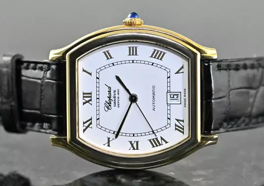 Chopard 2247 Tonneau Date yellow gold Automatic Full Set 2002 photo 4