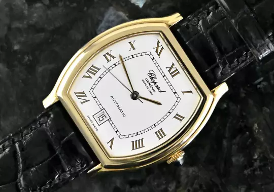 Chopard 2247 Tonneau Date yellow gold Automatic Full Set 2002 photo 1