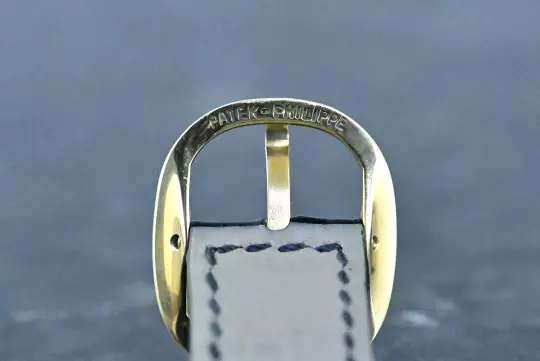 Patek Philippe 3738 Ellipse D'Or blue dial German Certificate 1993 yellow gold photo 9