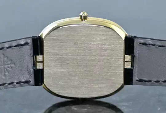 Patek Philippe 3738 Ellipse D'Or blue dial German Certificate 1993 yellow gold photo 4