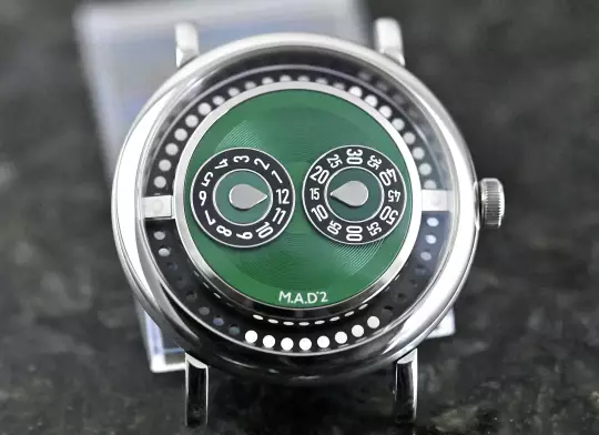 MB&F M.A.D.2 green Steel unworn Automatic caliber G101 Full Set with QR code photo 12