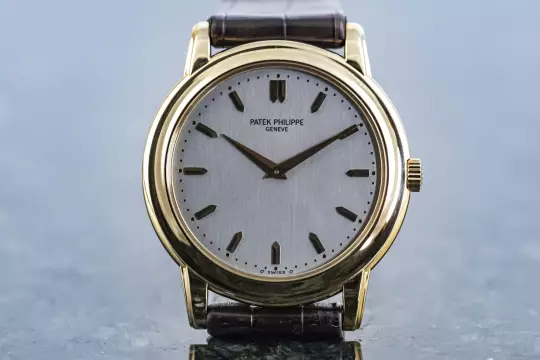 Patek Philippe 5032 Calatrava double sealed Patek Service May 2026 yellow gold photo 14