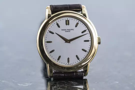 Patek Philippe 5032 Calatrava double sealed Patek Service May 2026 yellow gold photo 21
