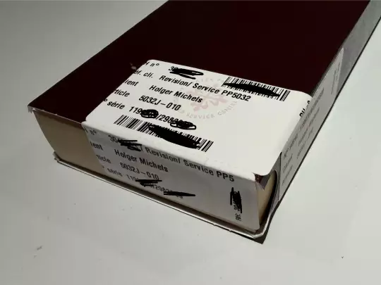 Patek Philippe 5032 Calatrava double sealed Patek Service May 2026 yellow gold photo 4