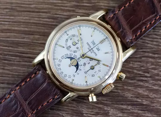 Patek Philippe 3970 3. Series Perpetual Calendar Chronograph PP Service Full Set photo 2