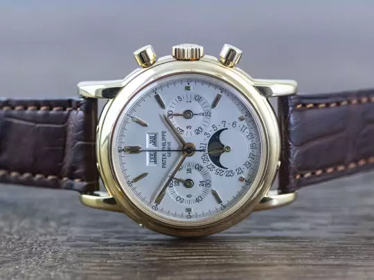 Patek Philippe 3970 3. Series Perpetual Calendar Chronograph PP Service Full Set photo 7