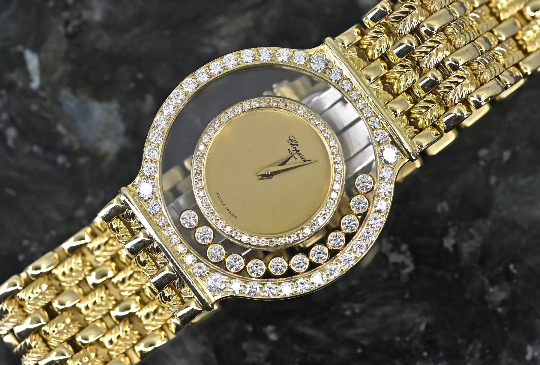 Chopard 212856 Happy Diamonds Chopard Service 2026 original yellow gold bracelet