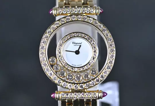 Chopard 4993 Lady Happy Diamonds original yellow gold bracelet  photo 9