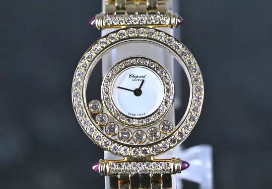 Chopard 4993 Lady Happy Diamonds original yellow gold bracelet  photo 4