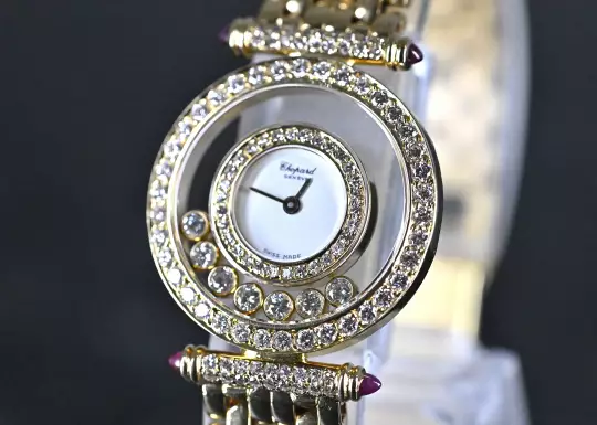 Chopard 4993 Lady Happy Diamonds original yellow gold bracelet  photo 6