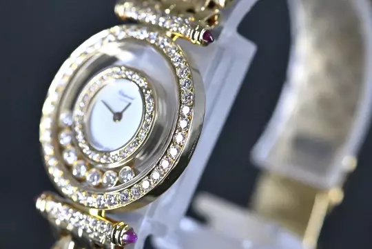 Chopard 4993 Lady Happy Diamonds original yellow gold bracelet  photo 8