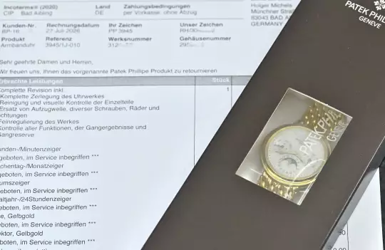 Patek Philippe 3945 Perpetual Calendar double sealed PP service 2026 yellow gold photo 10