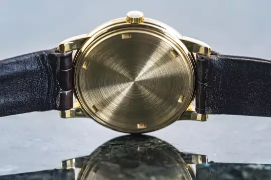 Patek Philippe 5032 Calatrava double sealed Patek Service May 2026 yellow gold photo 7