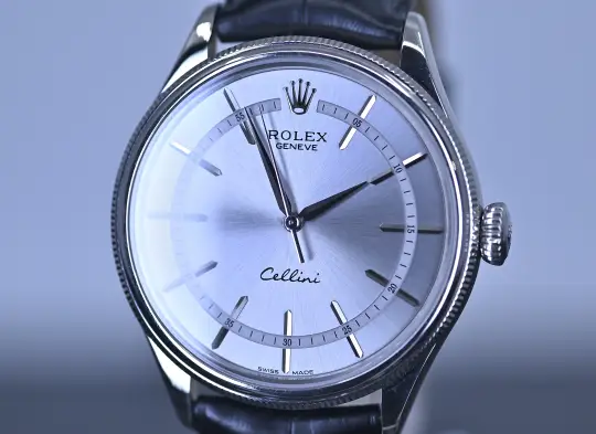 Rolex 50509 Cellini Time white gold silver dial Full Set 2020  photo 10