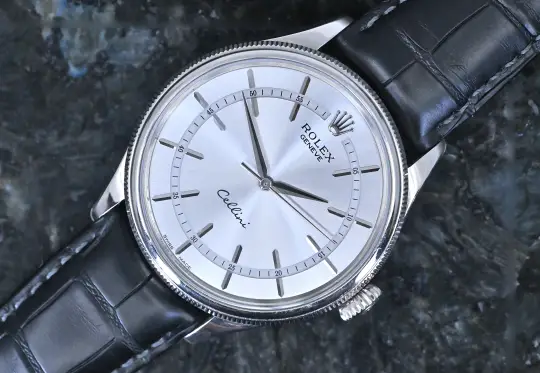 Rolex 50509 Cellini Time white gold silver dial Full Set 2020  photo 14
