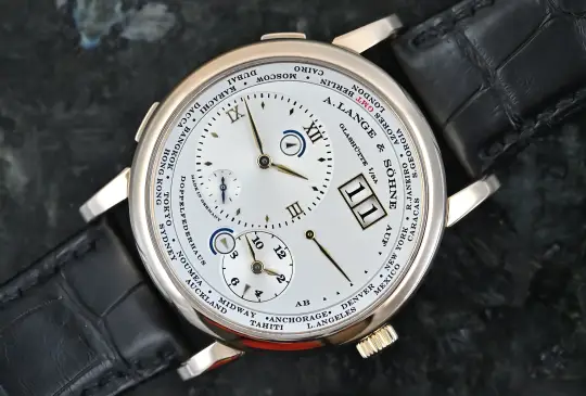 A. Lange & Söhne 116.032 Lange 1 Time Zone German Full Set 2009 red gold photo 1