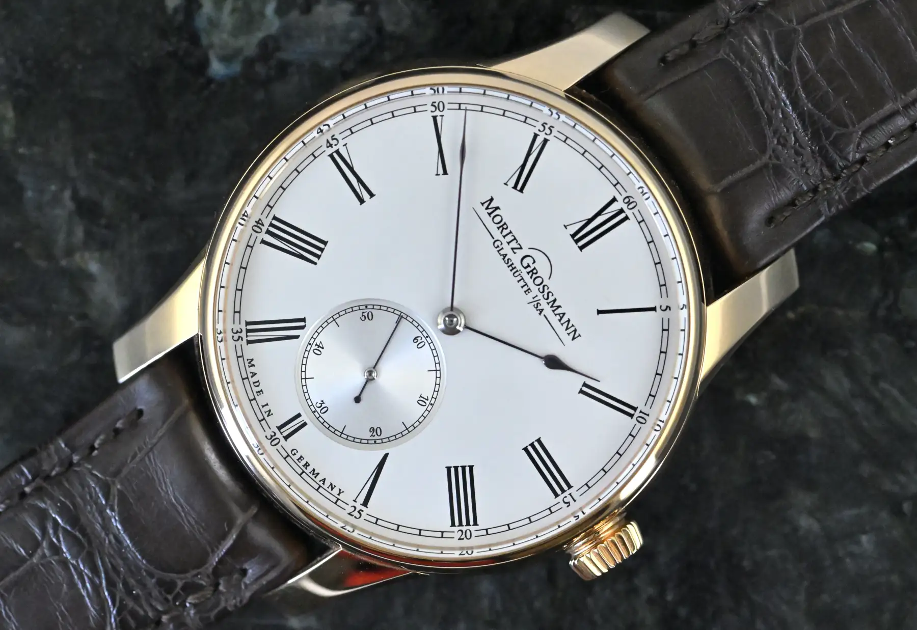 Moritz Grossmann Hamatic MG-002302 Automatic hammer winding rose gold Full Set