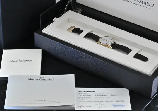 Moritz Grossmann Hamatic MG-002302 Automatic hammer winding rose gold Full Set photo 3